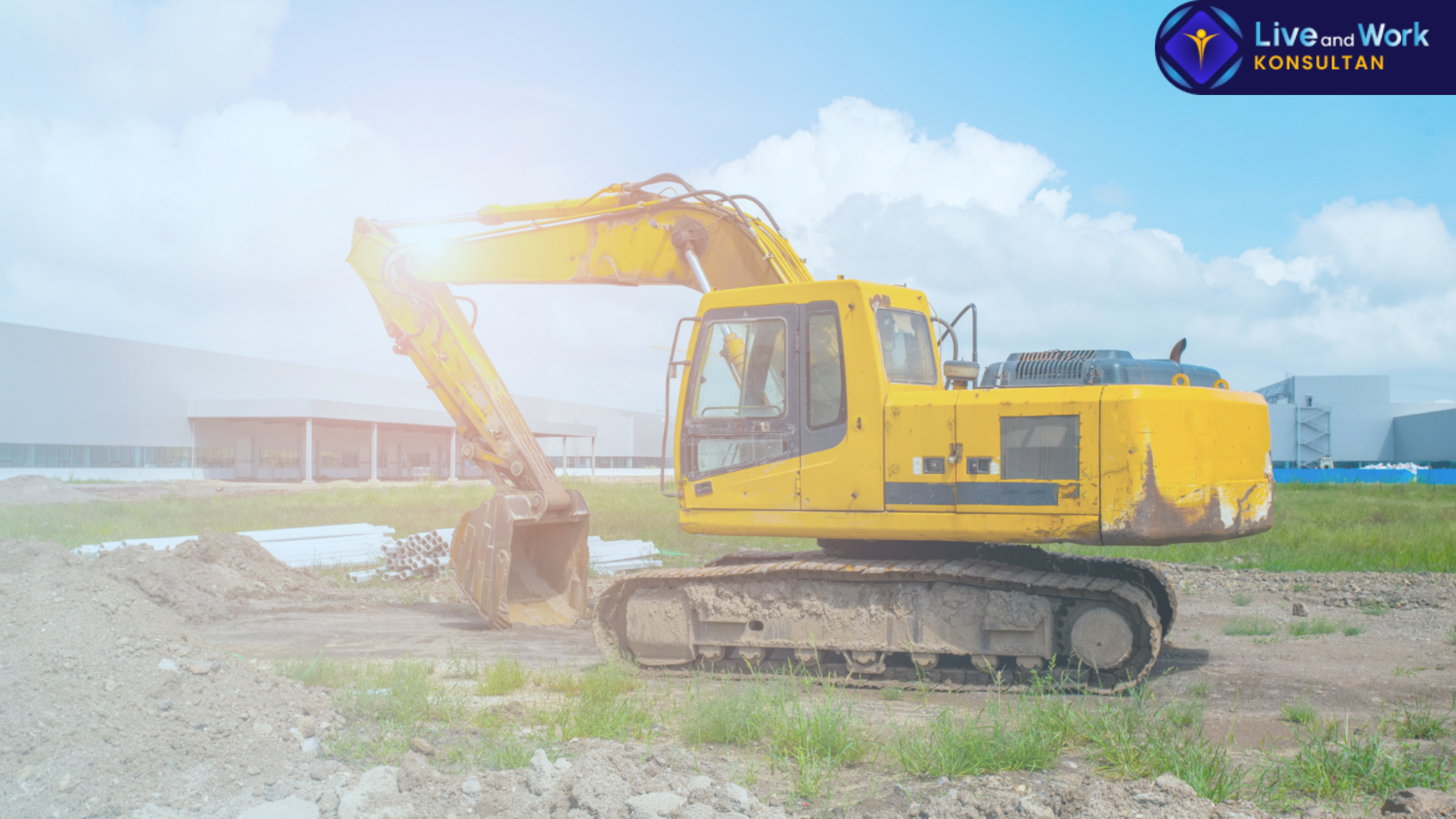 Halaman informasi jasa Sewa Alat Berat & Crane untuk proyek infrastruktur nasional 2026 yang dikelola oleh tim konsultan live and work.