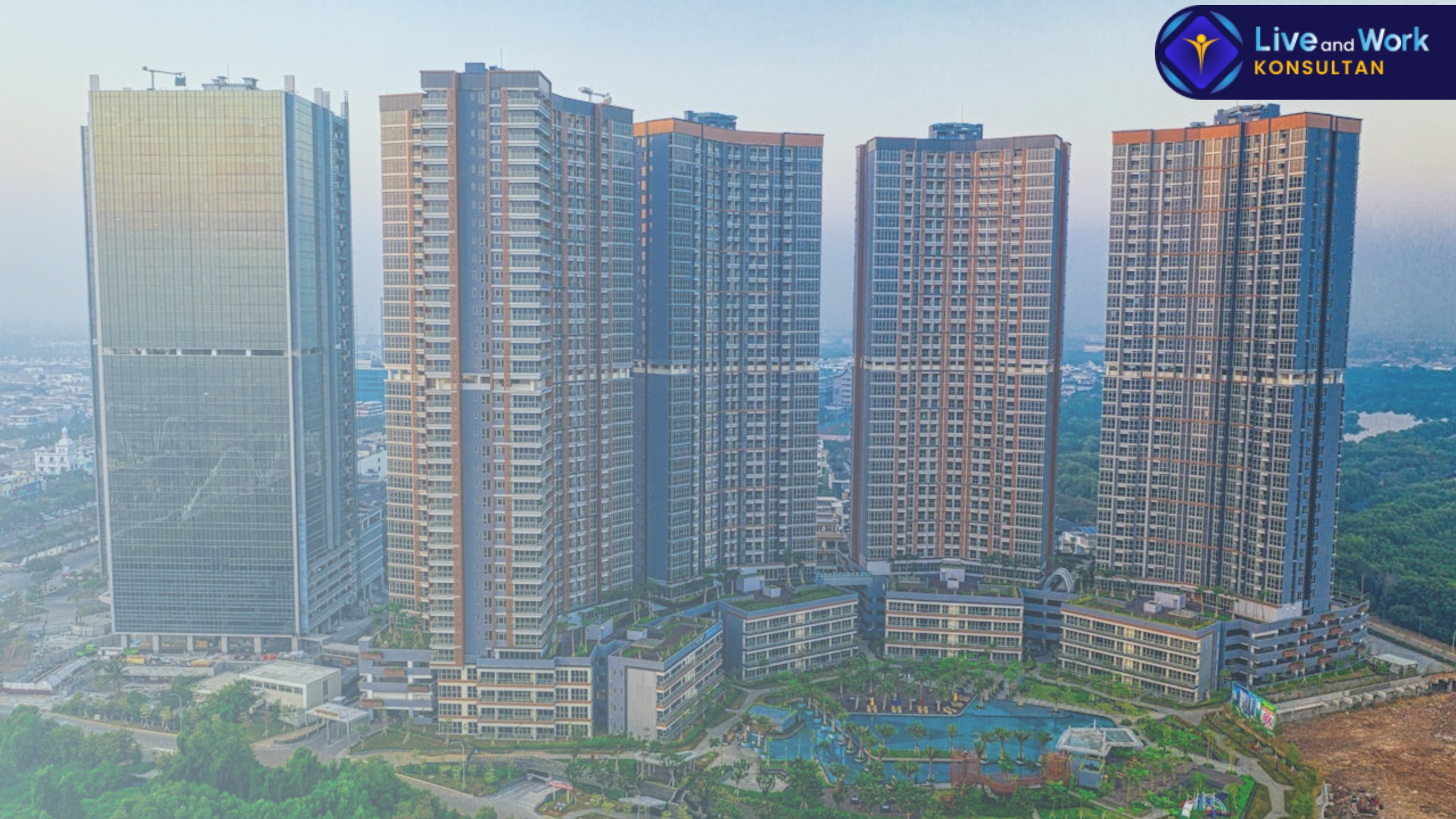 Pilihan lokasi strategis Sewa Kantor Virtual Jakarta dengan fasilitas ruang rapat modern yang dikelola oleh konsultan live and work.