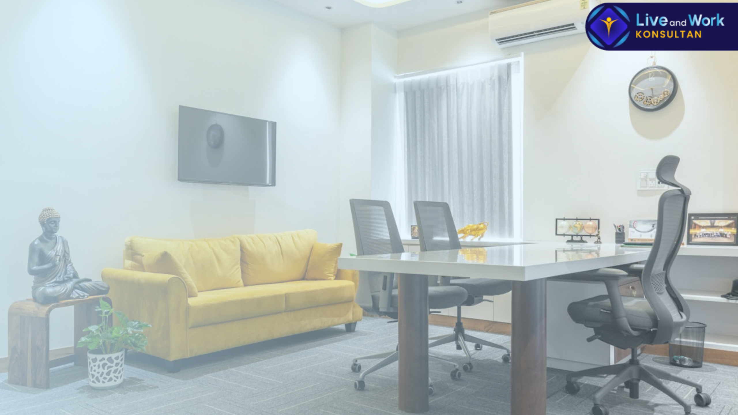 Ilustrasi Virtual Office di Konsultan Live and Work