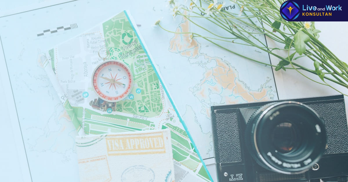 Infografis langkah-langkah Pengurusan Visa Turki 2026 untuk kerja dan investasi bagi WNI oleh tim konsultan live and work.