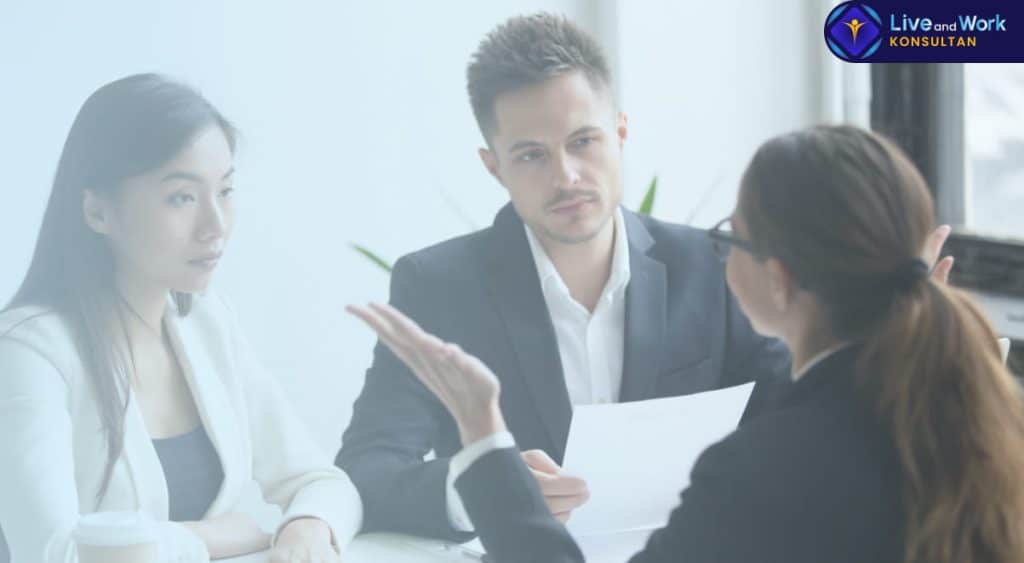 Infografis langkah-langkah strategis Penyelesaian Sengketa hubungan industrial mulai dari bipartit hingga pengadilan yang dipandu oleh konsultan live and work.