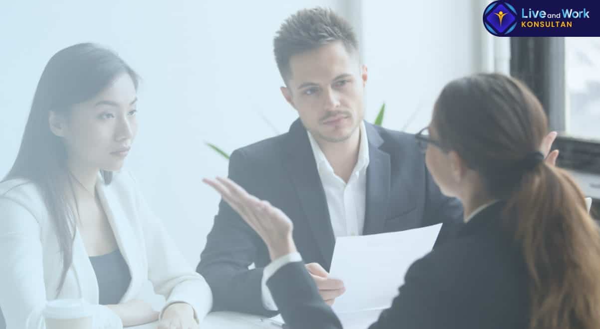 Infografis langkah-langkah strategis Penyelesaian Sengketa hubungan industrial mulai dari bipartit hingga pengadilan yang dipandu oleh konsultan live and work.