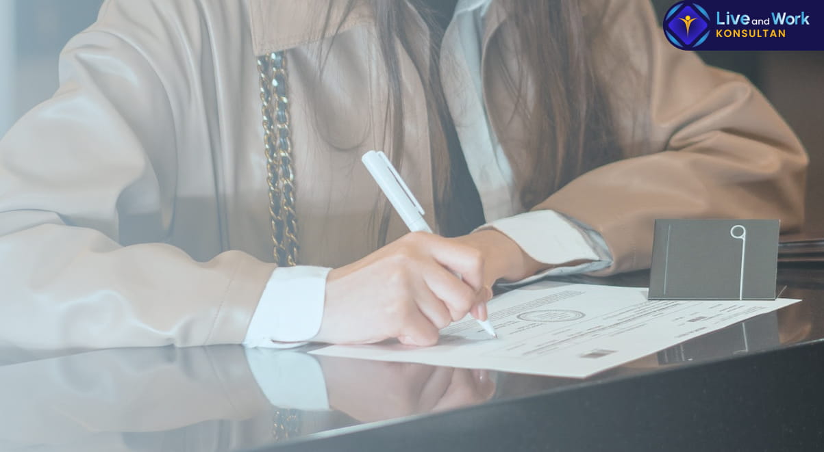 Infografis langkah-langkah darurat pemblokiran dan prosedur Pemulihan Sertifikat Tanah hilang tahun 2026 yang dipandu oleh konsultan live and work.