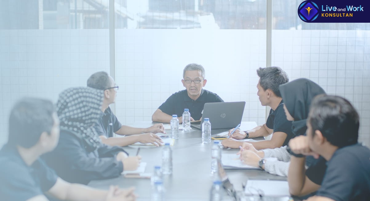 Proses pendirian perseroan perorangan oleh konsultan live and work.