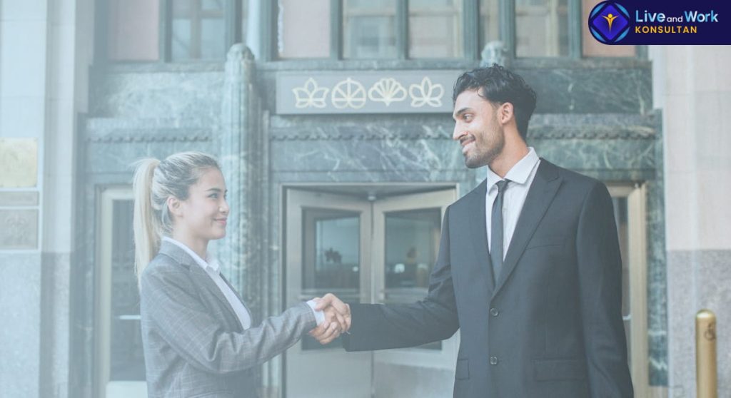 Proses pembuatan akta pendirian perusahaan oleh konsultan live and work.