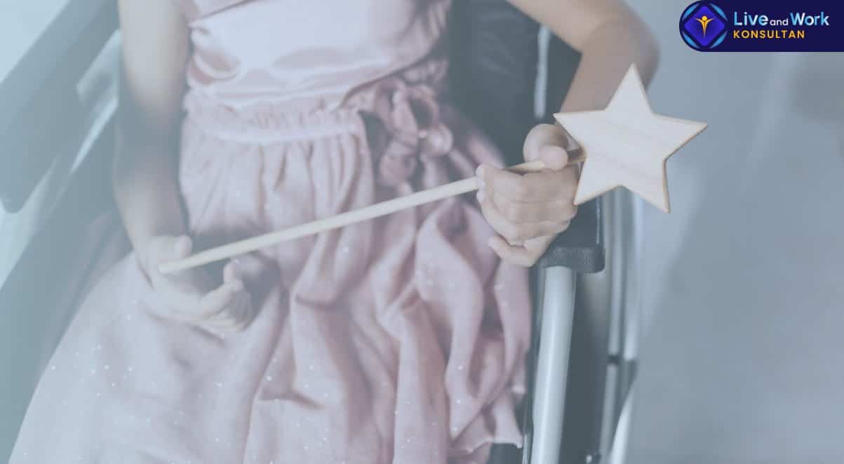 Infografis mengenai prosedur operasional Layanan Perawatan Paliatif dan disabilitas yang dikelola secara profesional oleh tenaga medis bersertifikat dari konsultan live and work.