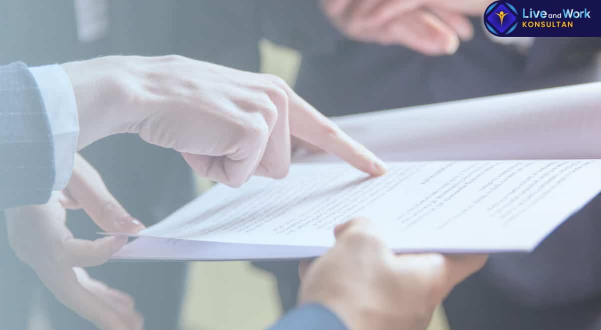 Infografis prosedur teknis Mengurus Izin Lokasi dan KKPR melalui sistem OSS-RBA untuk sektor properti di Indonesia tahun 2026 yang dikelola oleh konsultan live and work.