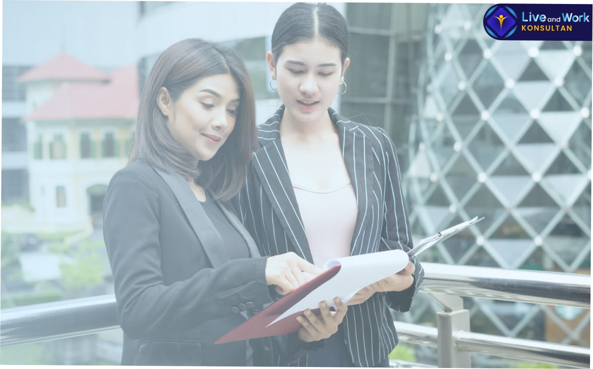 Tim jasa pendirian PT legal di konsultan live and work.