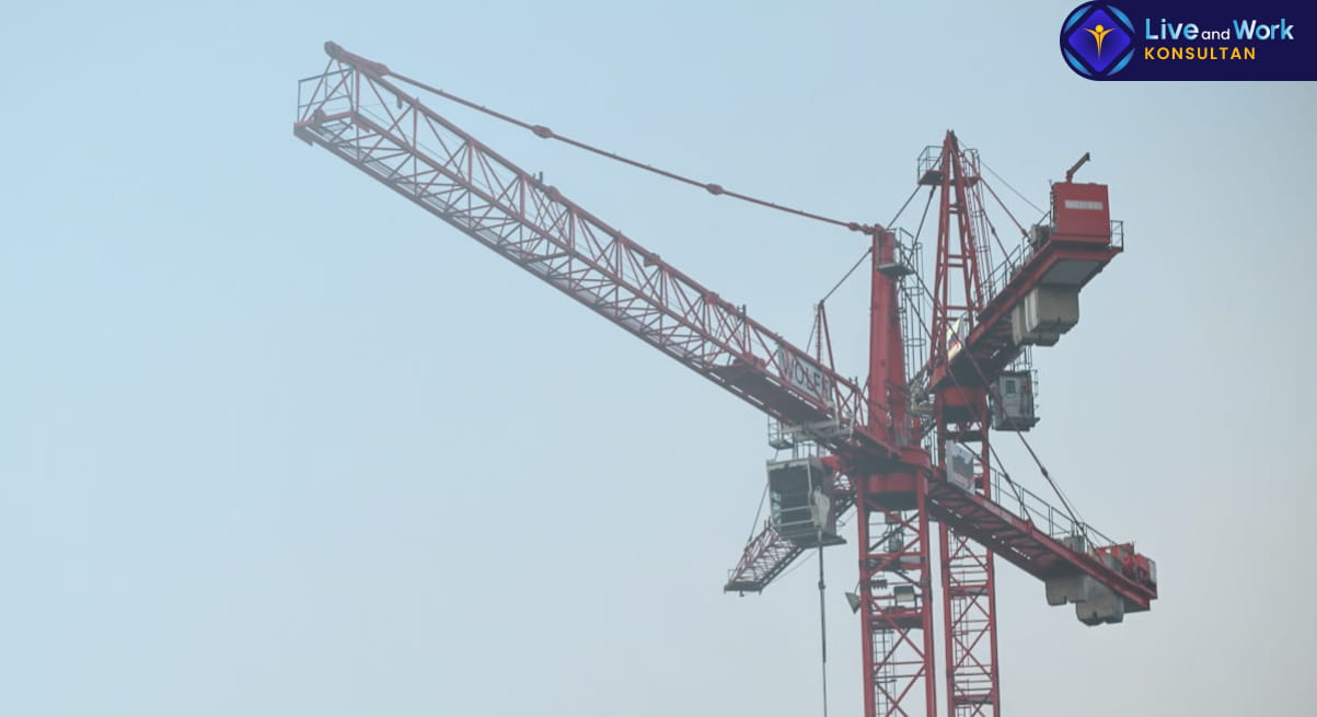 Panduan strategis sewa crane untuk proyek besar oleh konsultan live and work.